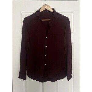 Frank And Eileen Tee Lab Button Shirt Burgundy Size Small